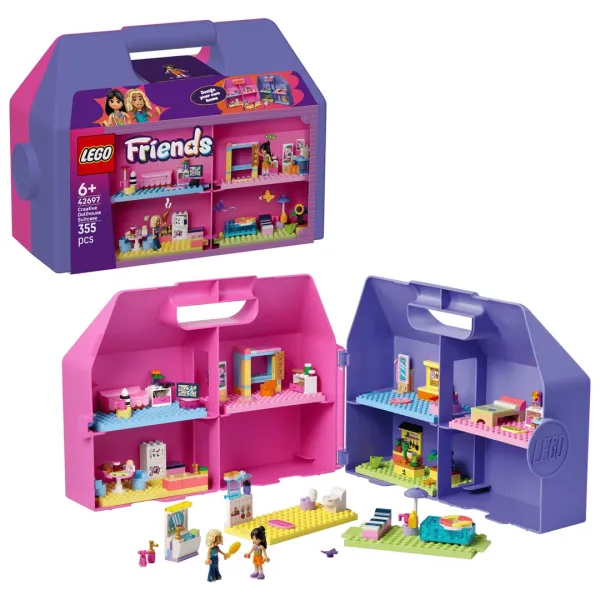 LEGO Friends 42697 - Kreatywna Walizka z Domkiem Dla Lalek