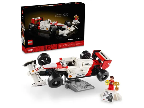 Klocki LEGO Icons 10330 - McLaren MP4/4 i Ayrton Senna
