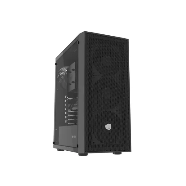 FURY OBUDOWA SHOBO SH8F MIDI TOWER Z OKNEM CZARNA