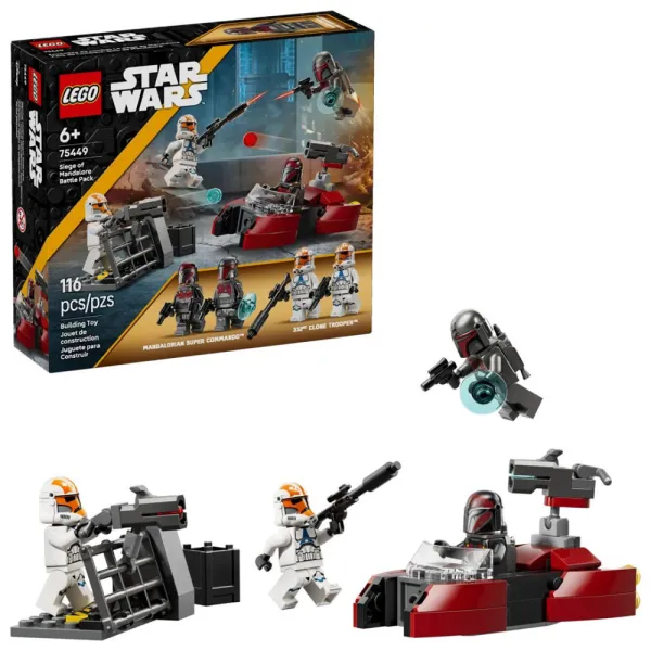 Klocki LEGO Star Wars 75449 - Oblężenie Mandalory - zestaw bitewny