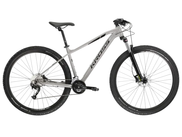 Rower górski MTB XC KROSS Level 3.0 Alt Sm rozmiar XL Szary