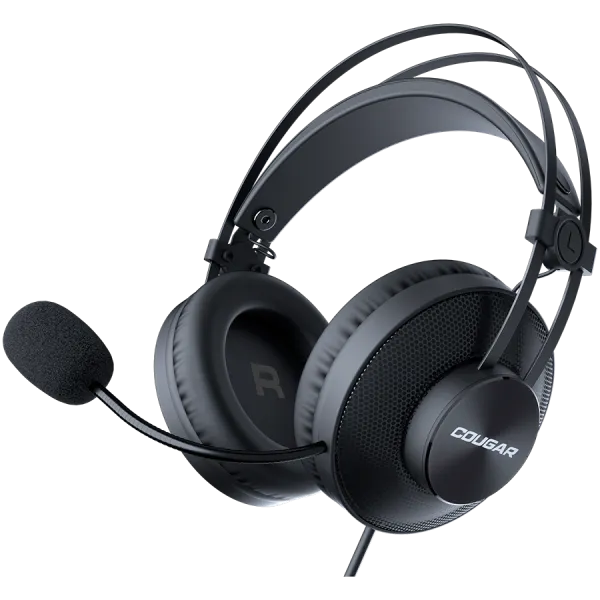 COUGAR S?uchawki Gamingowe Immersa Essential, Czarne