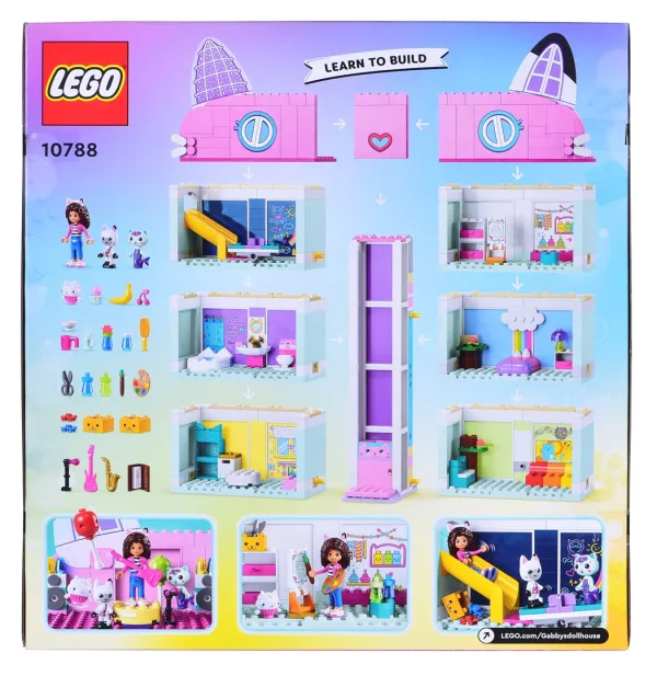 Klocki LEGO Gabby's Dollhouse 10788 - Koci domek Gabi