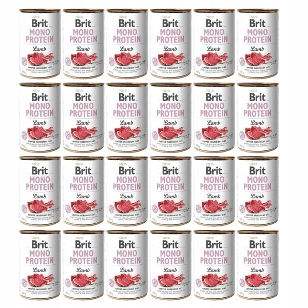 BRIT Mono Protein jagnięcina 24x400g