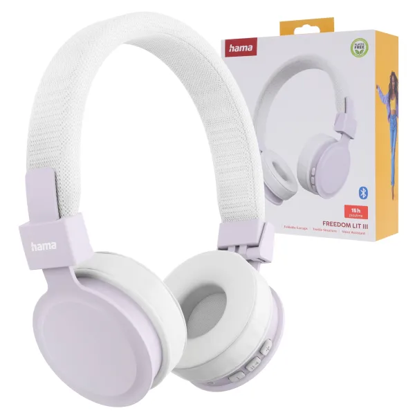 HAMA SŁUCHAWKI NAUSZNE BLUETOOTH FREEDOM LIT III NEW BIAŁE Z MIKROFONEM