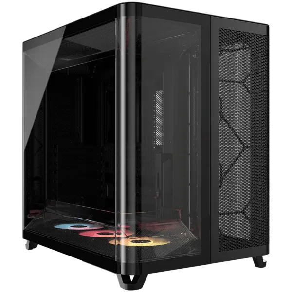CORSAIR AIR 5400 RS-R ARGB Tempered Glass Mid-Tower, Black