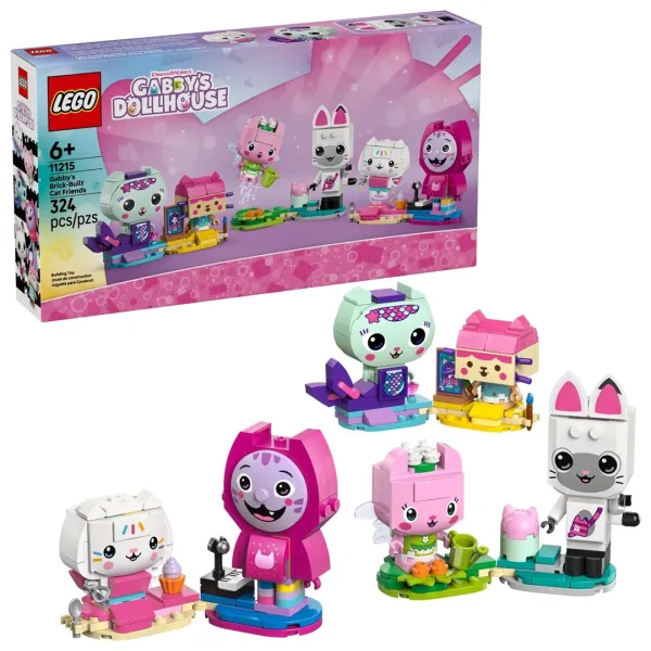 LEGO Koci domek Gabi 11215 - Koci przyjaciele Gabi z klocków