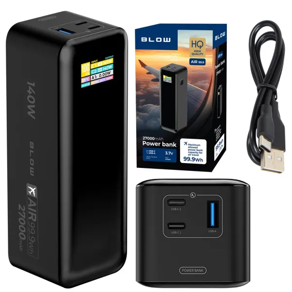 BLOW POWER BANK 27000MAH PD 140W AIR99.9 CZARNY