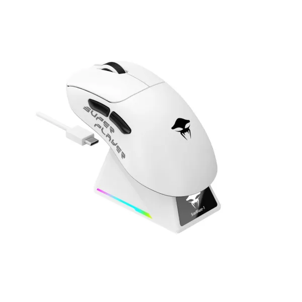 Mysz gamingowa Havit StarBlaze-1 (biało-czarny)