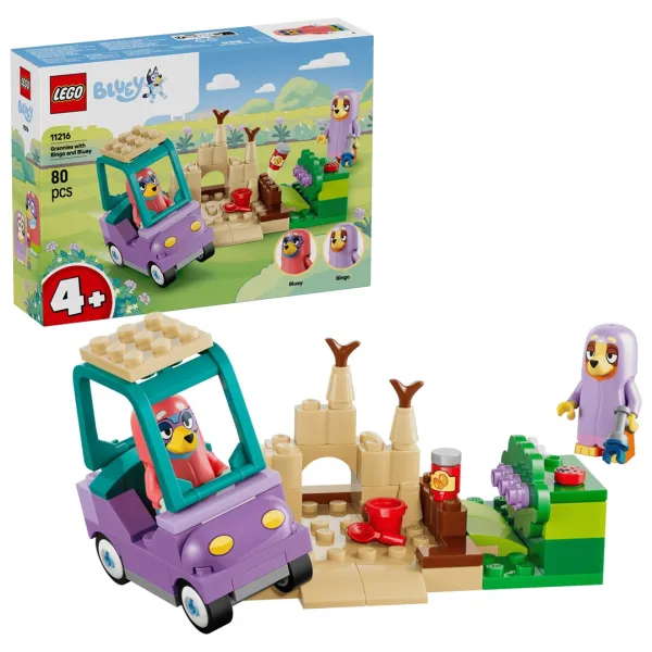 LEGO Bluey 11216 - Babunie z Bingo i Blue