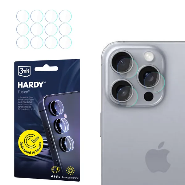 Apple iPhone 16 Pro Max - 3mk Hardy Fusion Lens Protection