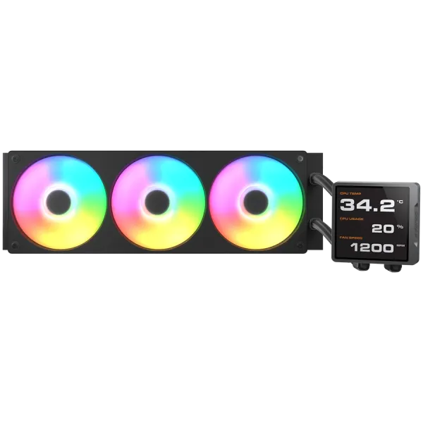COUGAR Ch?odzenie Ciecz? Poseidon Vistek Pro ARGB 360, Czarne