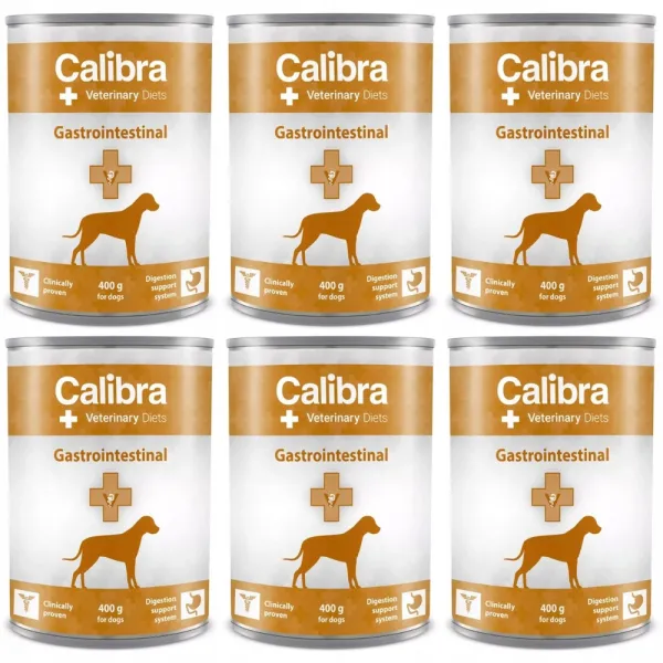 CALIBRA mokra karma dla psa VD Dog Gastro Intestinal 6x400g