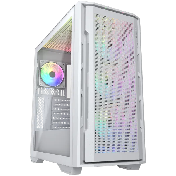 COUGAR Obudowa Uniface RGB, Midi Tower, Bia?a