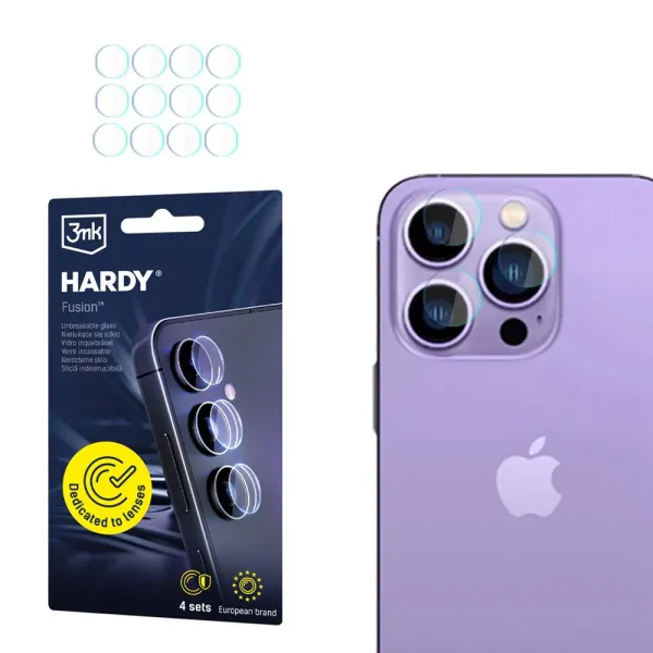 Apple iPhone 14 Pro/14 Pro Max - 3mk Hardy Fusion Lens Protection