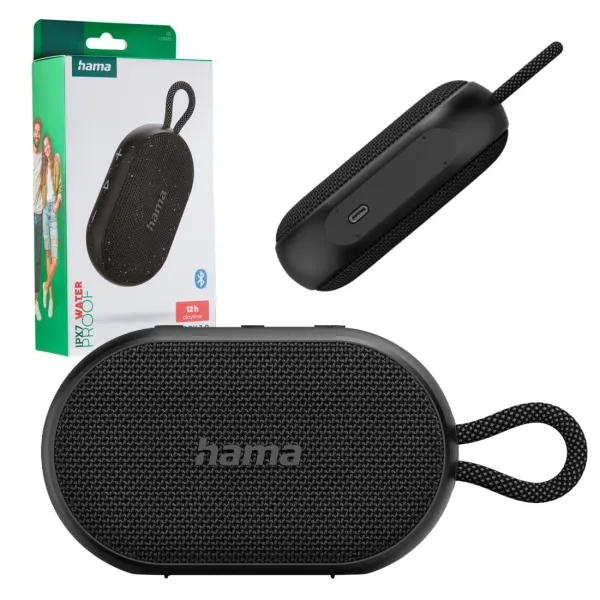 Głośnik mobilny bezprzewodowy Bluetooth Hama "Buddy 3.0" czarny przenośny