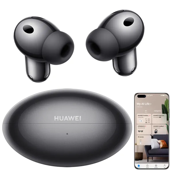 SŁUCHAWKI BEZPRZEWODOWE HUAWEI FREEBUDS NEO CZARNE ANC DOKANAŁOWE 40h BT6.0