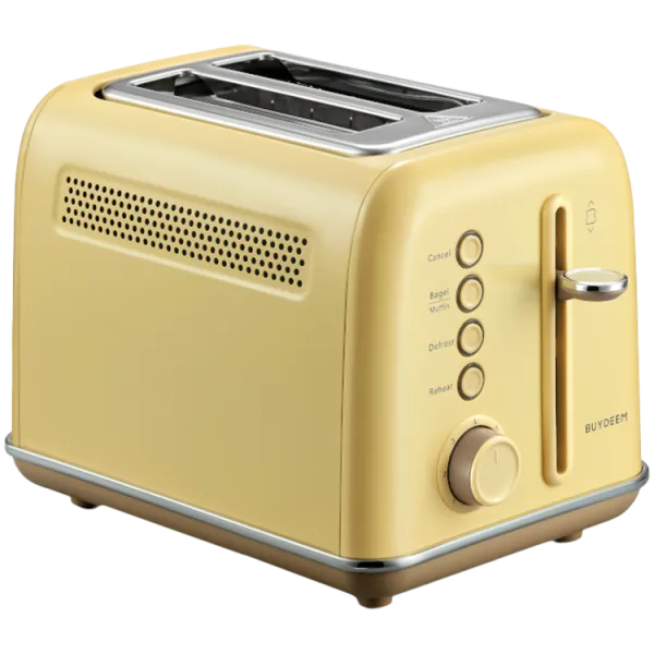 BUYDEEM Toster na 2 kromki, DT620E, Mellow Yellow, EU