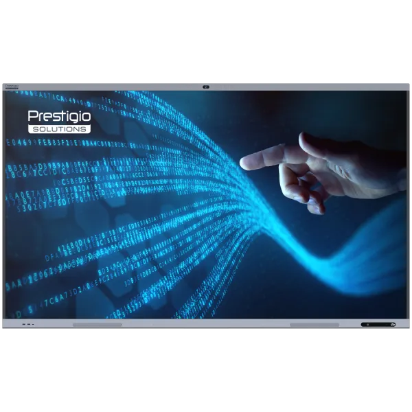 PRESTIGIO SOLUTIONS Multiboard 75'' Light+ Gen 2, Android 13, Google EDLA, AI Camera, 16/128GB