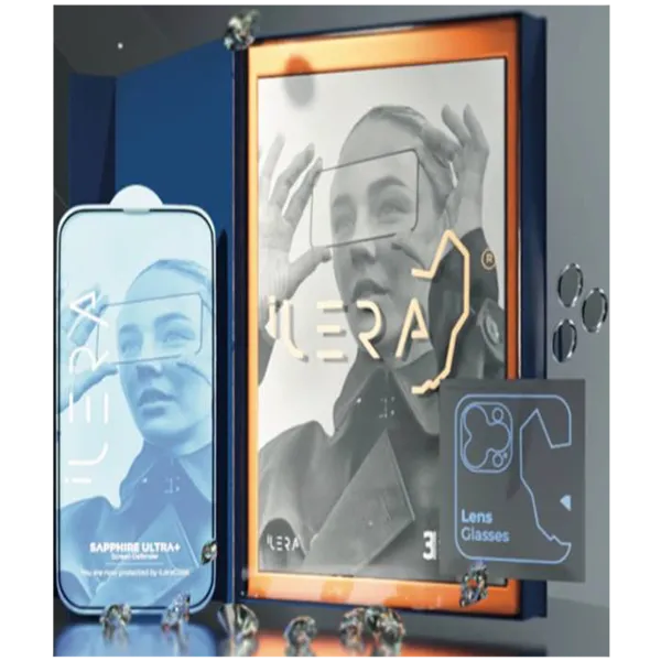 iLera Premium Sapphire Ultra + Corning Glass Szkło ochronne do iPhone 16 Pro