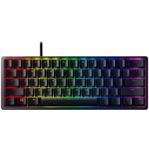 RAZER Klawiatura Gamingowa Przewodowa Huntsman Mini Clicky Optical, Czarna, układ US