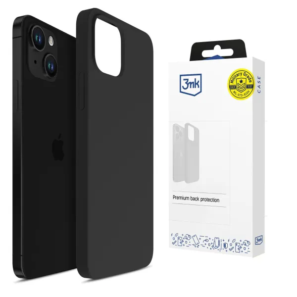 Apple iPhone 14 Plus - 3mk Hardy Mellow Case Black
