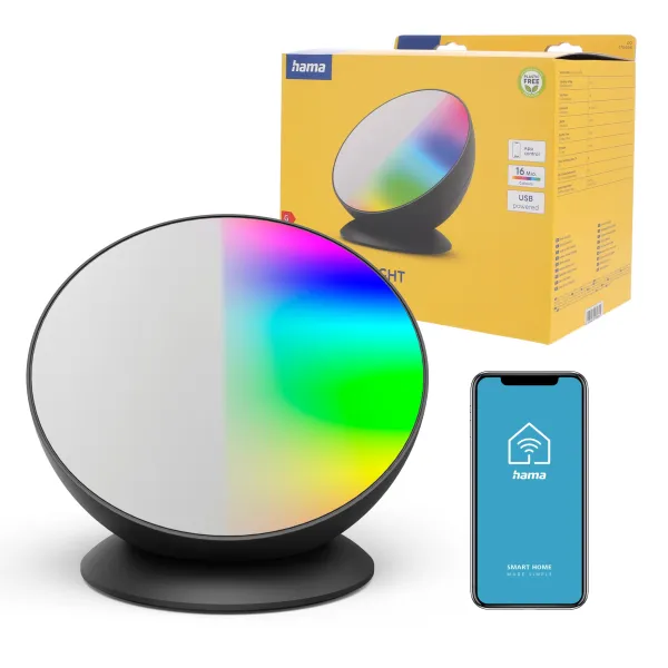 Hama inteligentna LAMPA STOŁOWA LED WIFI RGB Smart Home Regulacja Aplikacja