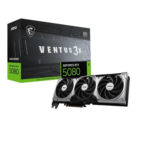 Karta graficzna MSI RTX 5080 16G VENTUS 3X OC BLACK