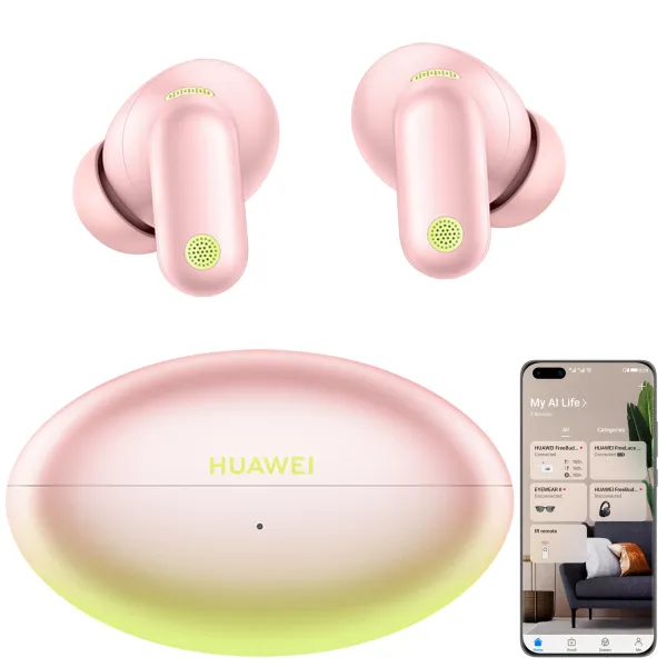 SŁUCHAWKI BEZPRZEWODOWE HUAWEI FREEBUDS NEO RÓŻOWE ANC DOKANAŁOWE BT 6.0