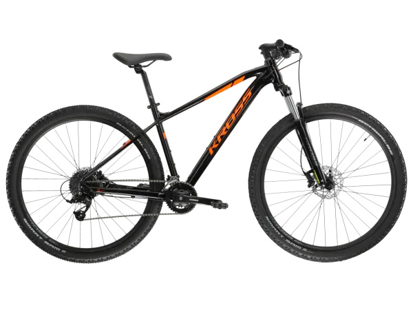 Rower górski MTB XC KROSS Level 1.0 Ms Sm rozmiar M Czarny