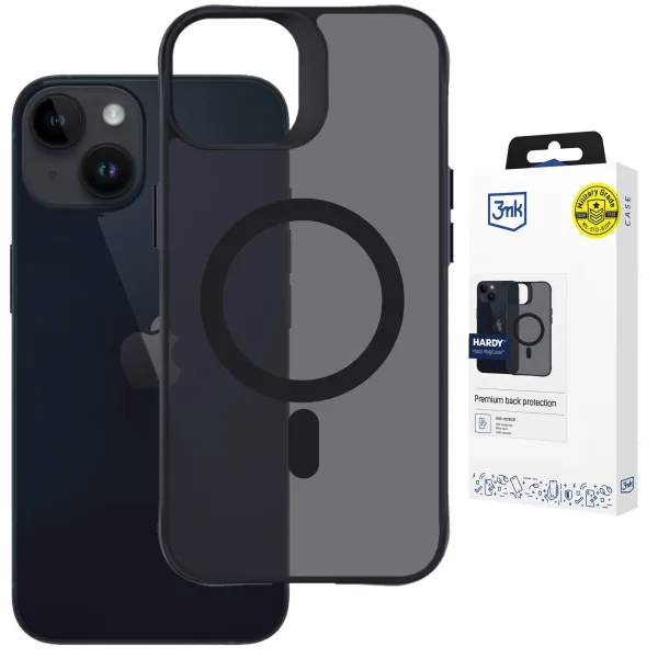 Apple iPhone 13/14 - 3mk Hardy Hazy MagCase Black