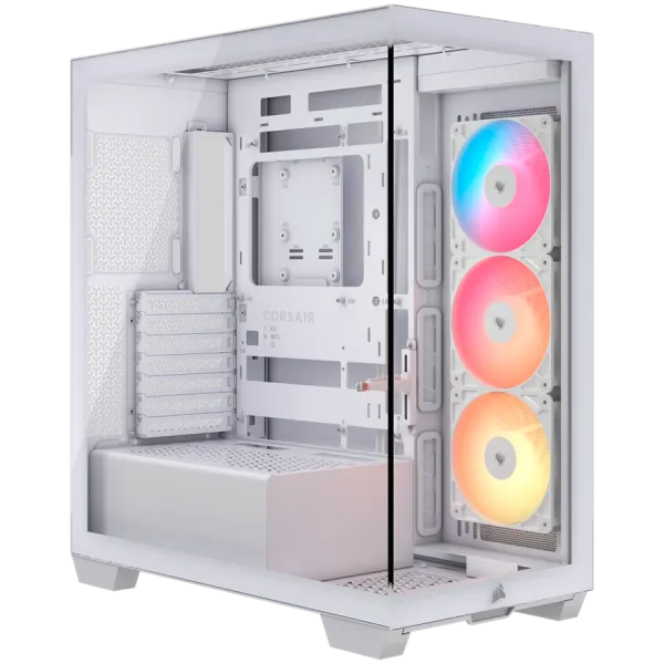 CORSAIR 3500X RSR ARGB Tempered Glass Mid-Tower, White