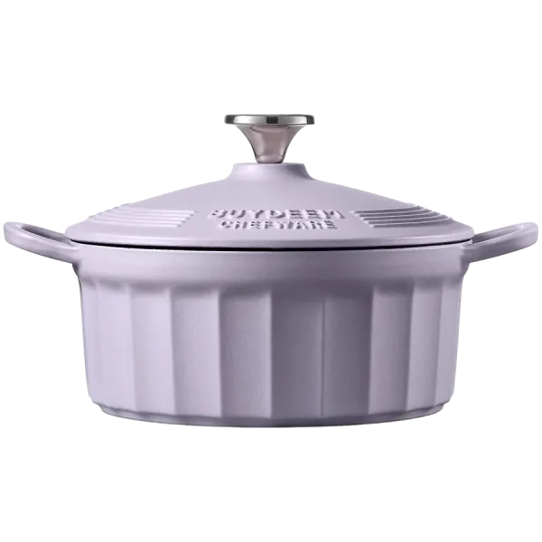 BUYDEEM Emaliowane naczynie żeliwne 2,9L, CP521, Petal Purple