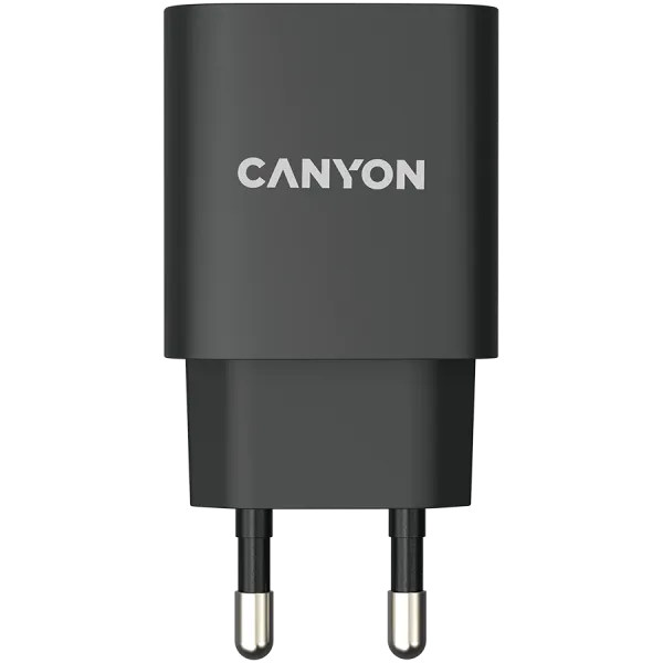 CANYON Ładowarka sieciowa H-20-02 PD 20W USB-C Czarna
