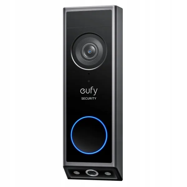 Wideodomofon bezprzewodowy eufy Doorbell E340, 2K, Wi-Fi, Czarny