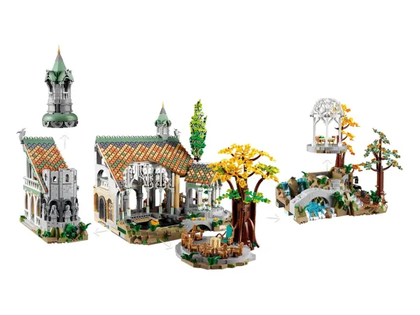 Klocki LEGO Icons 10316 - Władca Pierścieni: Rivendell