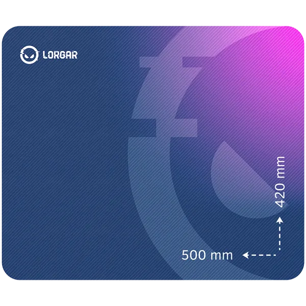 LORGAR Podkładka Gamingowa Main 135, Fioletowa
