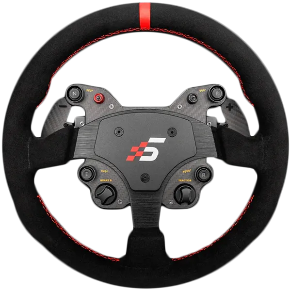 SIMAGIC Kierownica GT1 330mm R-typ, QR70, magnetyczne łopatki, alcantara