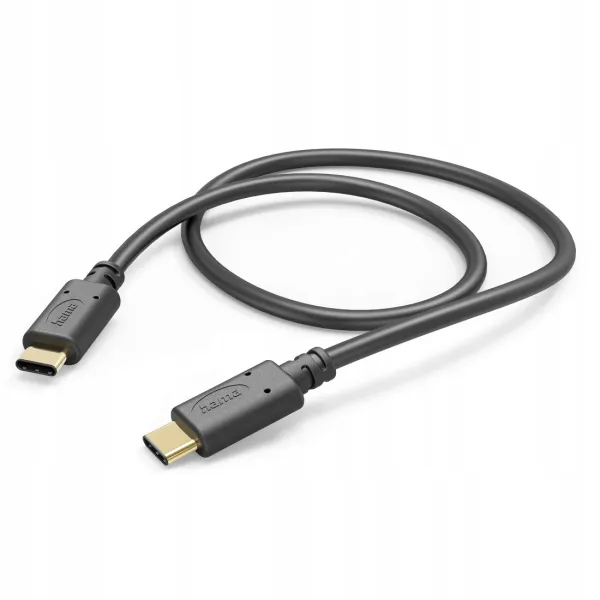Kabel ładujący / data Hama USB-C - USB-C 1,5 m czarny