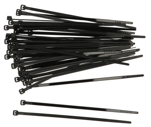 Hama OPASKA ZACISKOWA 3.5MM X 140MM CZARNA 50 SZTUK