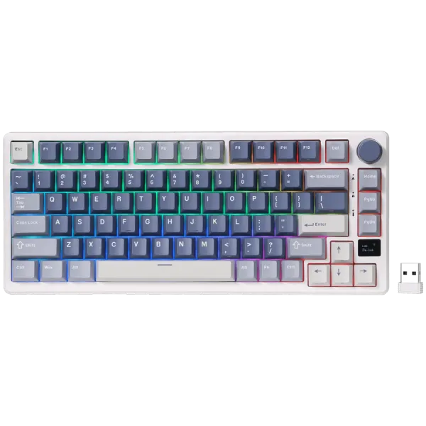 ROYAL KLUDGE RK-M75 Ocean Blue Gaming Keyboard Brown switch