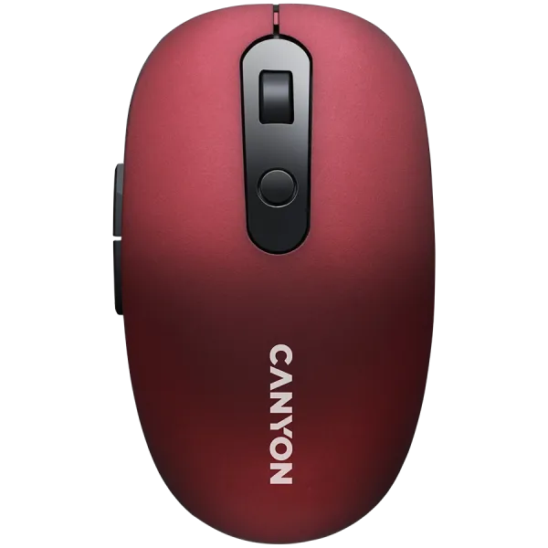 CANYON Mysz bezprzewodowa MW-9 Dwa Tryby Czerwona