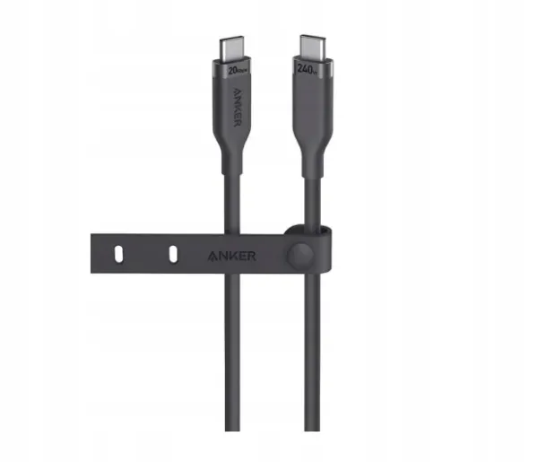 Kabel ANKER 310 Bio-TPE USB-C do USB-C 0,9m 240W Czarny