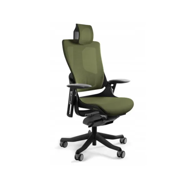 Fotel biurowy Wau 2 NW46 siatka olive/czarny