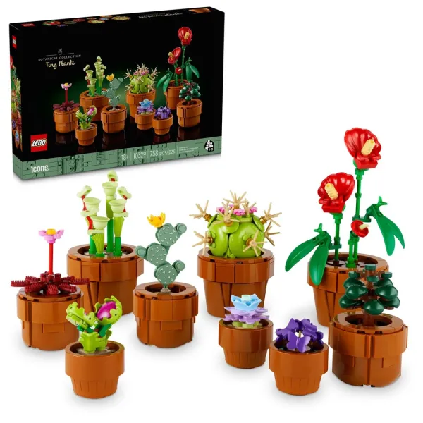 Klocki LEGO Icons 10329 - Małe roślinki