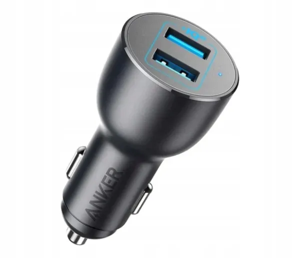 Ładowarka samochodowa ANKER PowerDrive III 2-Port 36W Czarny