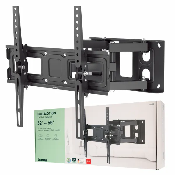Uchwyt do telewizora Hama LCD/LED VESA 400x400 Fullmotion  (65") ruchomy