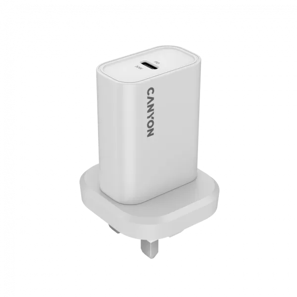 CANYON charger OnCharge 30CL Max Power 30W 1xPD UK White