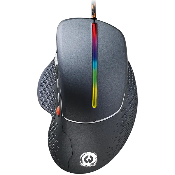 CANYON Mysz gamingowa Apstar GM-12 RGB 6 Przyc. Przew. Ciemnoszara