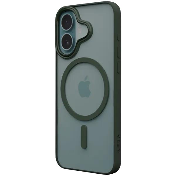iLera Go ColorAnt Clear Case ochronny w kolorze Deep Green do iPhone 16